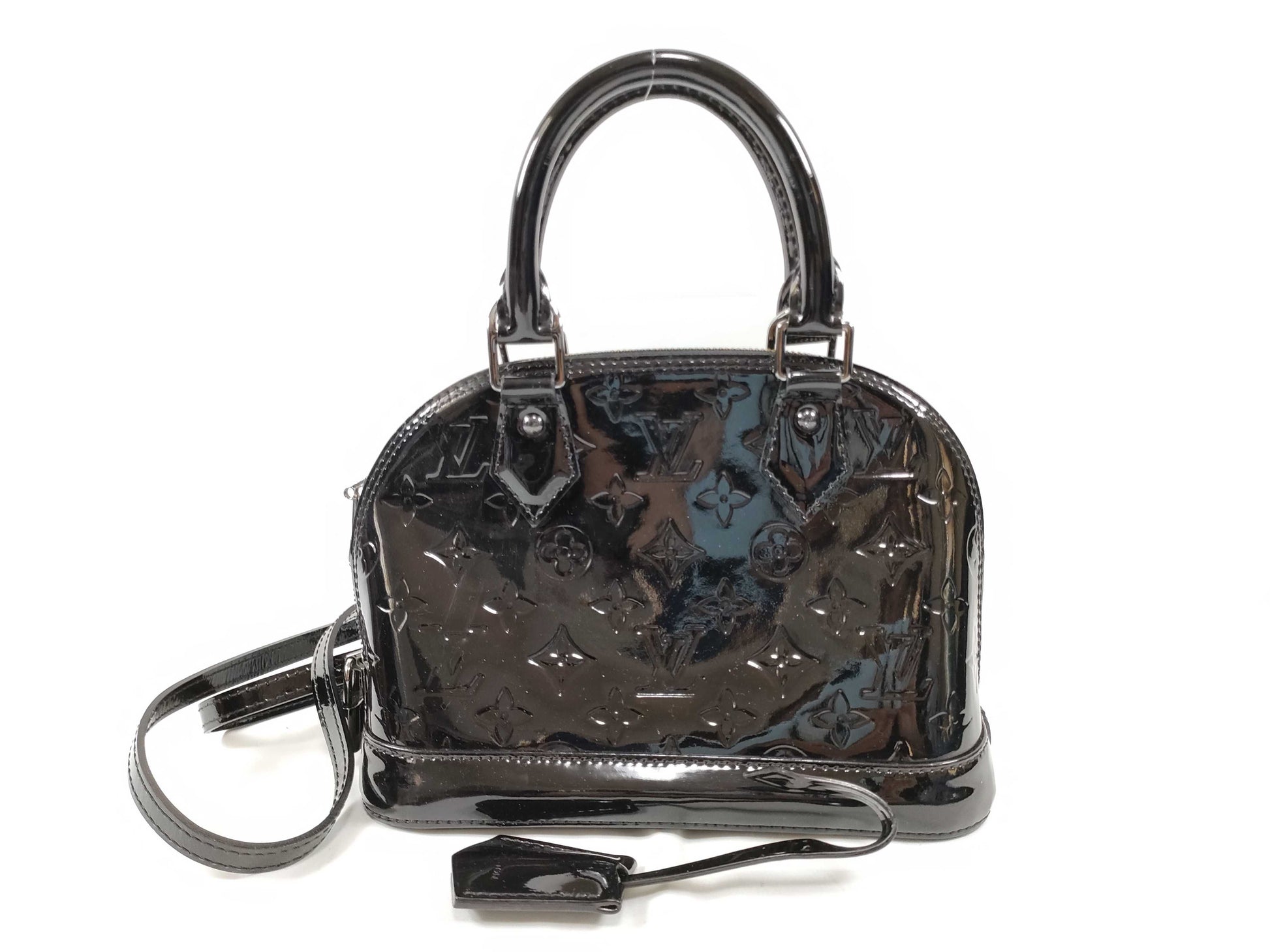 LOUIS VUITTON FL 5103 RFID Unverified Vernis Louis Vuitton Alma BB Handbag