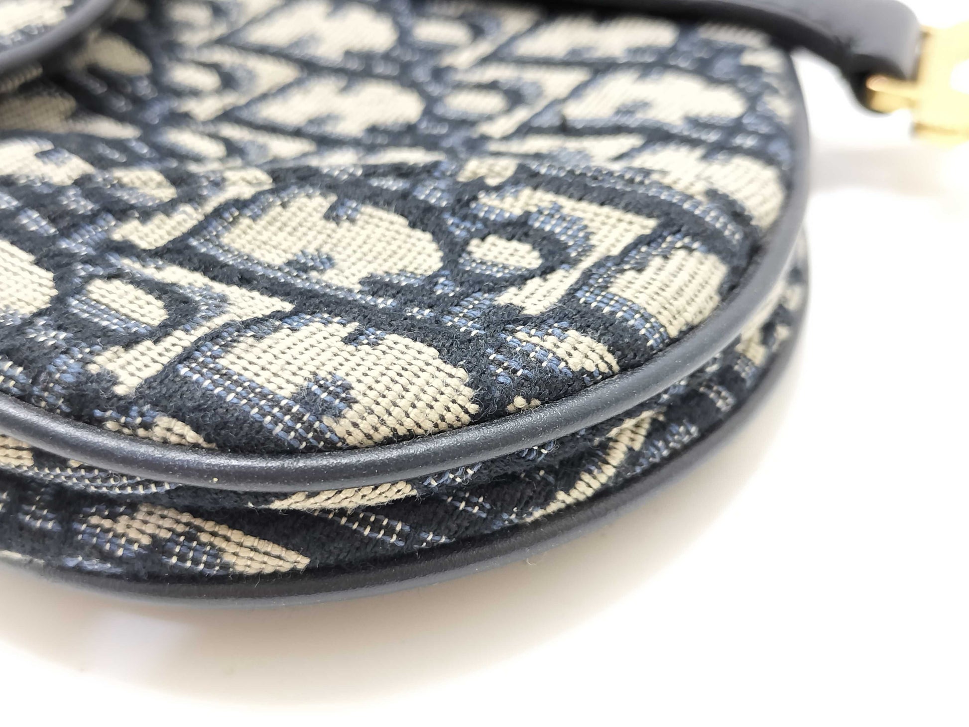 Dior Trotter Dior Oblique Saddle Bag Canvas Shoulder Bag Handbag