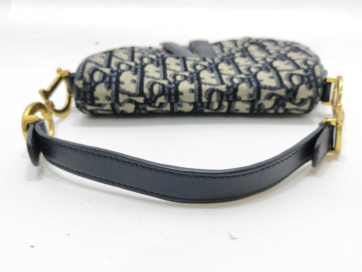 Dior Trotter Dior Oblique Saddle Bag Canvas Shoulder Bag Handbag