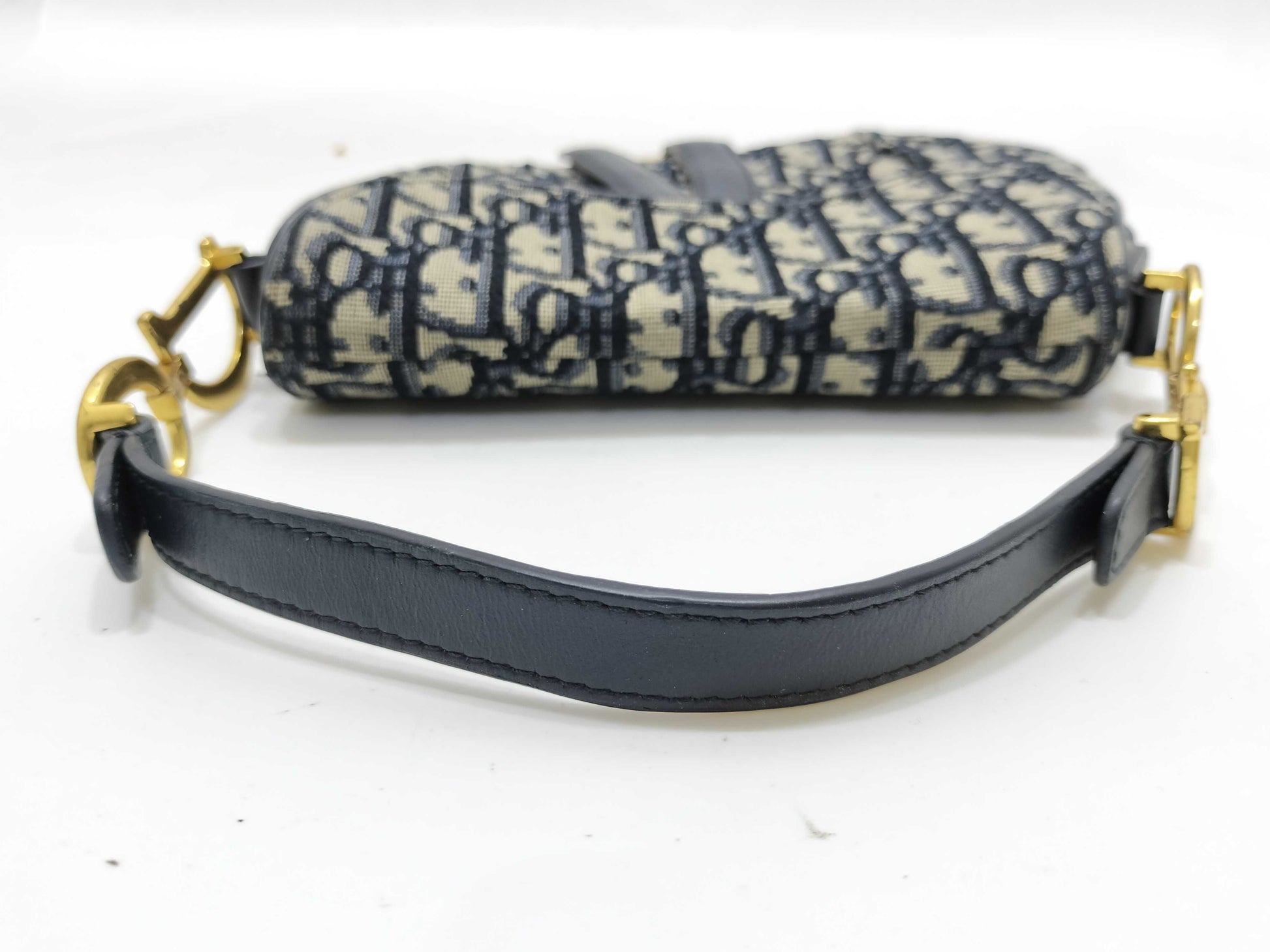 Dior Trotter Dior Oblique Saddle Bag Canvas Shoulder Bag Handbag