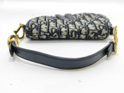 Dior Trotter Dior Oblique Saddle Bag Canvas Shoulder Bag Handbag