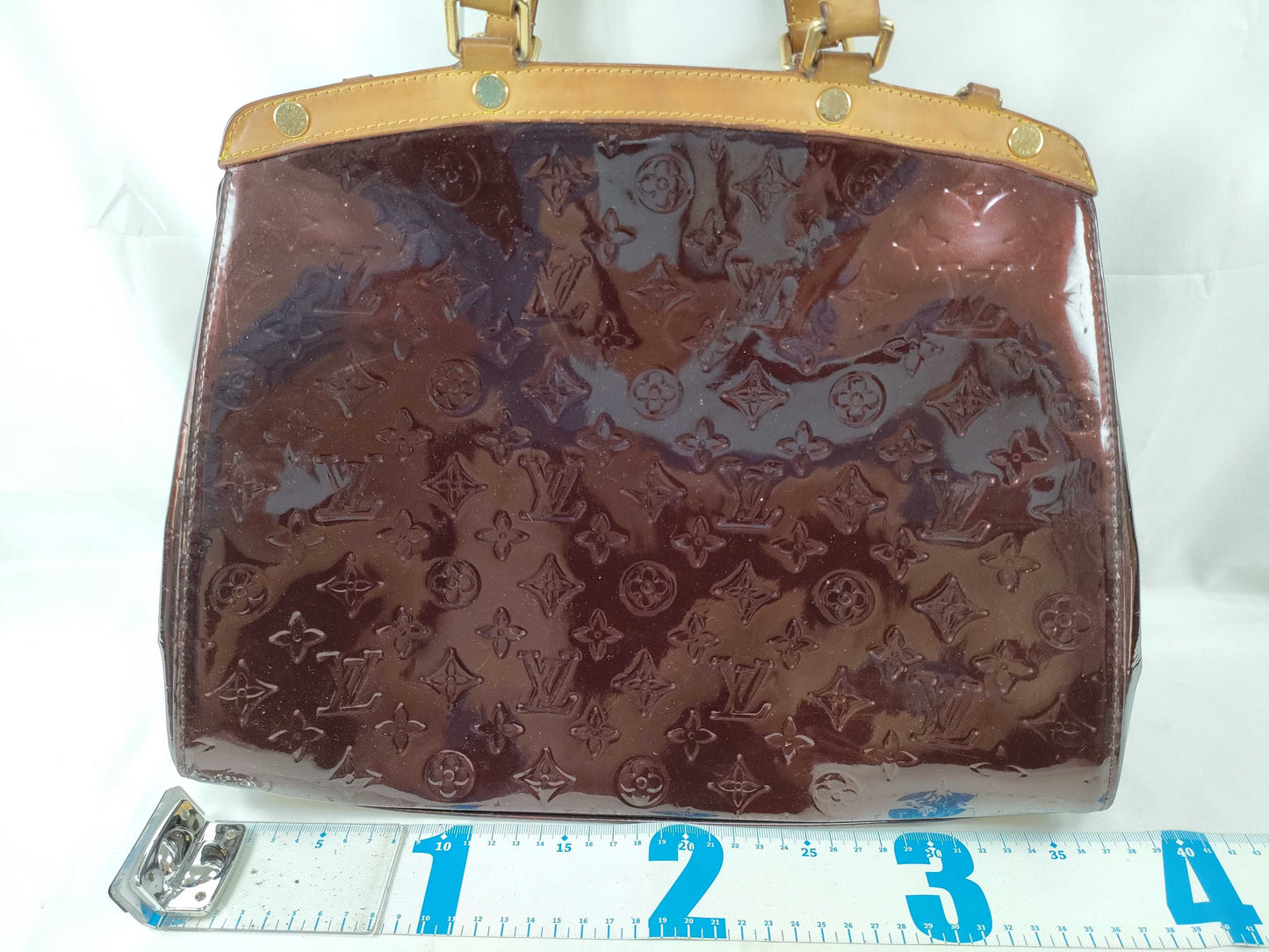 LOUIS VUITTON SR 3160 RFID Unverified Vernis Louis Vuitton Handbag