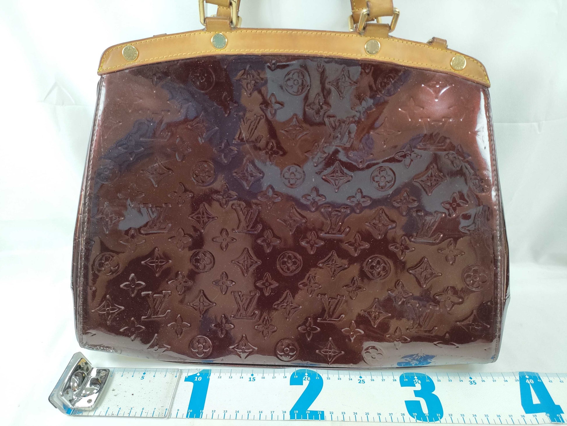 LOUIS VUITTON SR 3160 RFID Unverified Vernis Louis Vuitton Handbag
