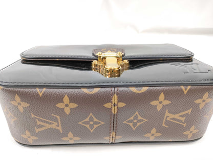 LOUIS VUITTON PL 2158 RFID Verified Monogram Louis Vuitton Message Shoulder Bag Handbag