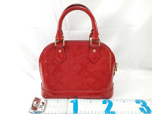 LOUIS VUITTON FL 2165 RFID Unverified Vernis Louis Vuitton Alma BB Handbag