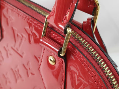 LOUIS VUITTON FL 2165 RFID Unverified Vernis Louis Vuitton Alma BB Handbag