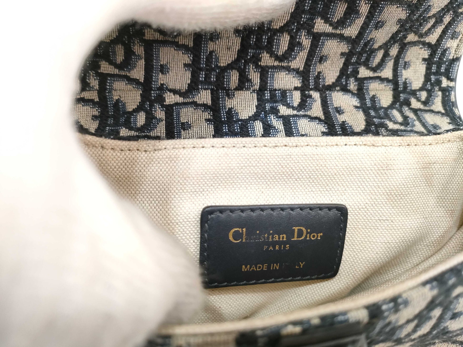 Dior Trotter Dior Oblique Saddle Bag Canvas Shoulder Bag Handbag