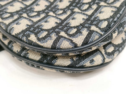 Dior Trotter Dior Oblique Saddle Bag Canvas Shoulder Bag Handbag