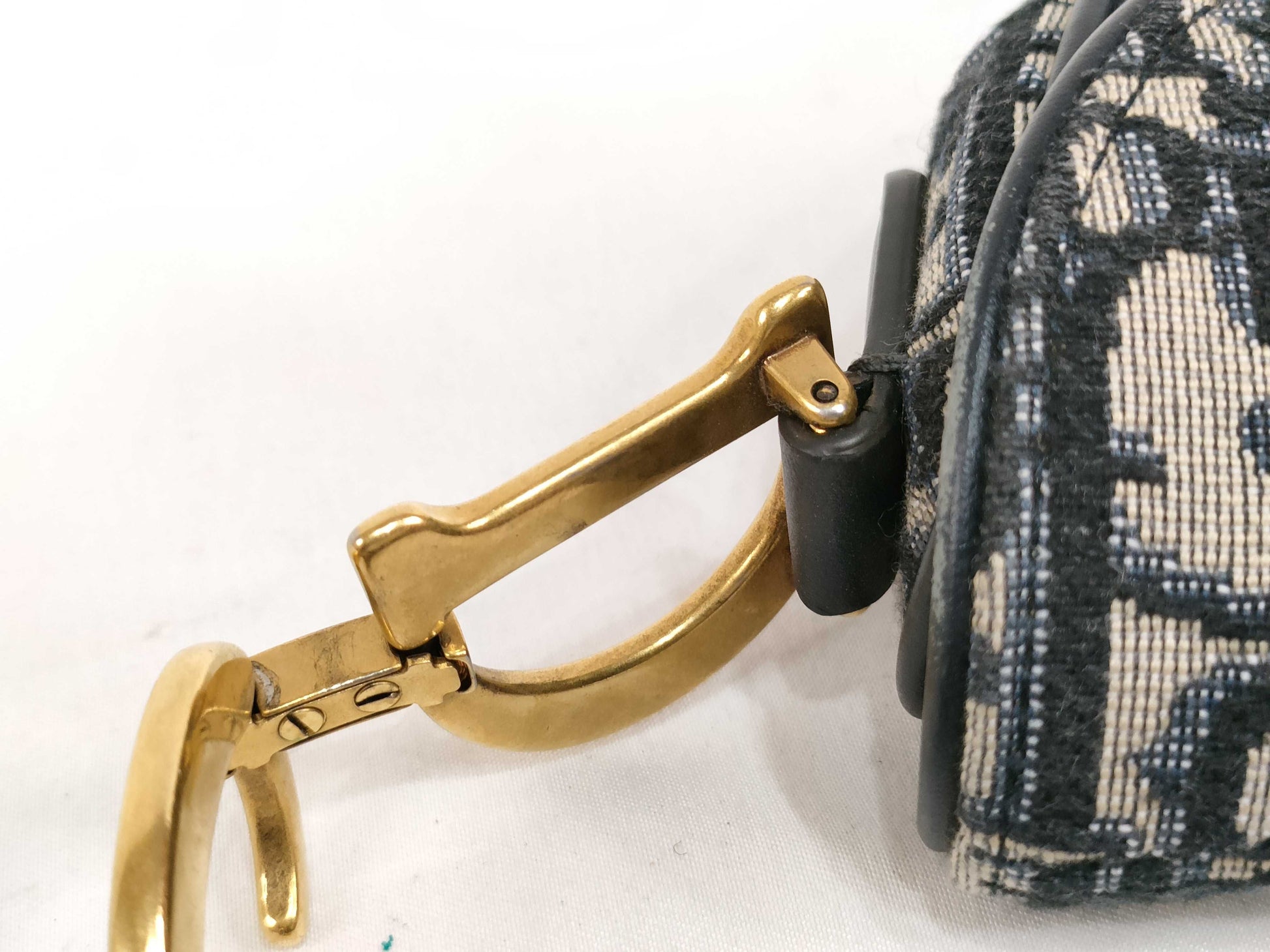 Dior Trotter Dior Oblique Saddle Bag Canvas Shoulder Bag Handbag