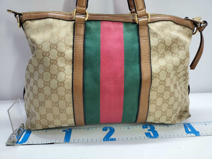 GUCCI GG Canvas Gucci Hand Shoulder Bag Tote Bag