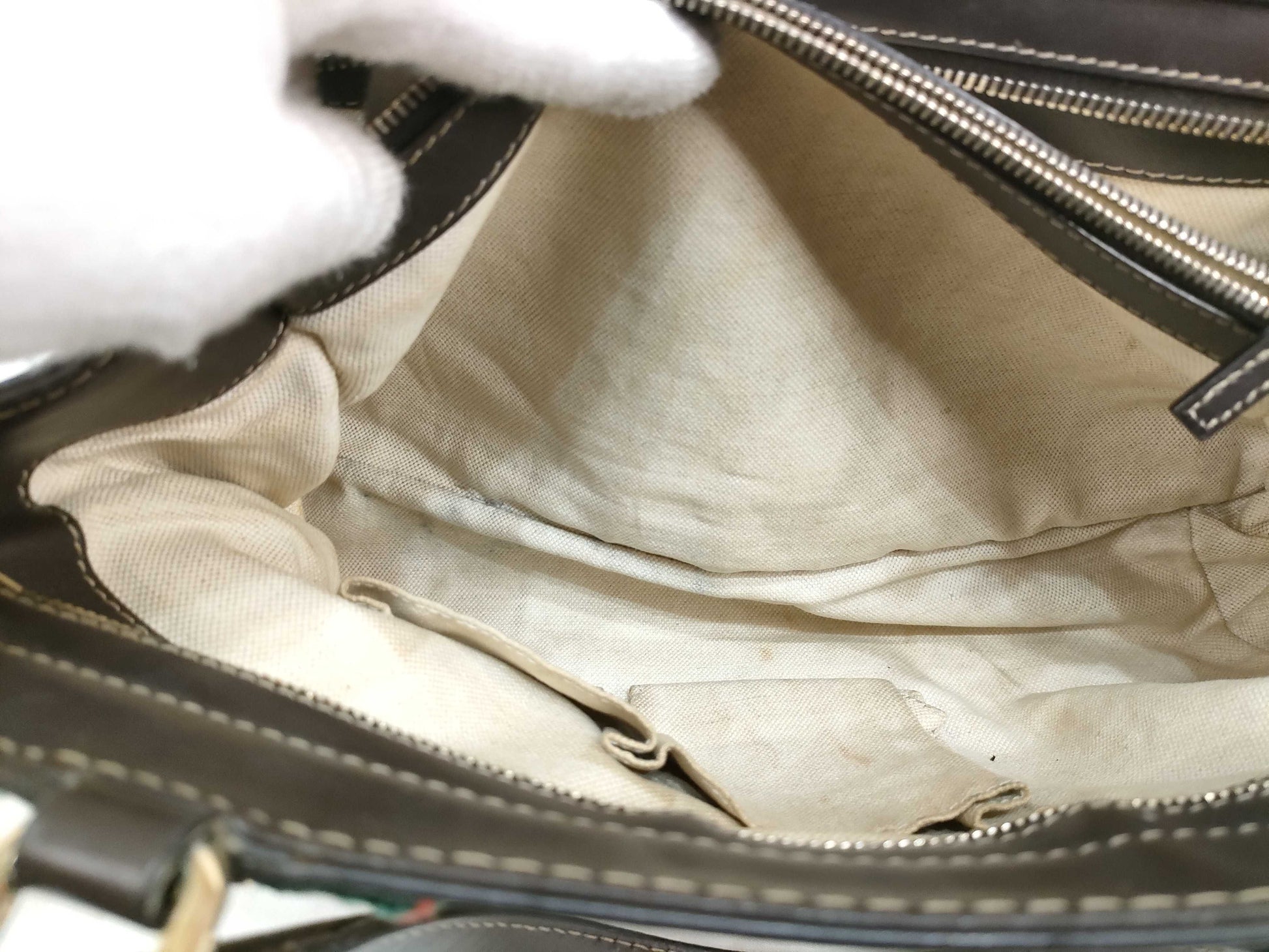 GUCCI GG Canvas Gucci Tote Bag Handbag