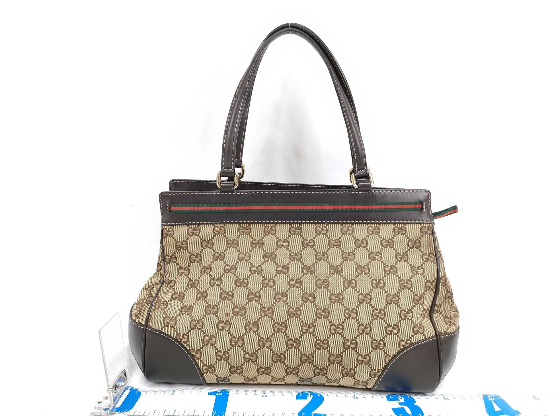 GUCCI GG Canvas Gucci Tote Bag Handbag