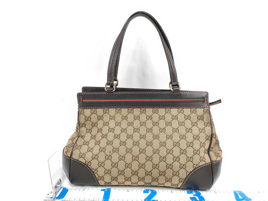 GUCCI GG Canvas Gucci Tote Bag Handbag