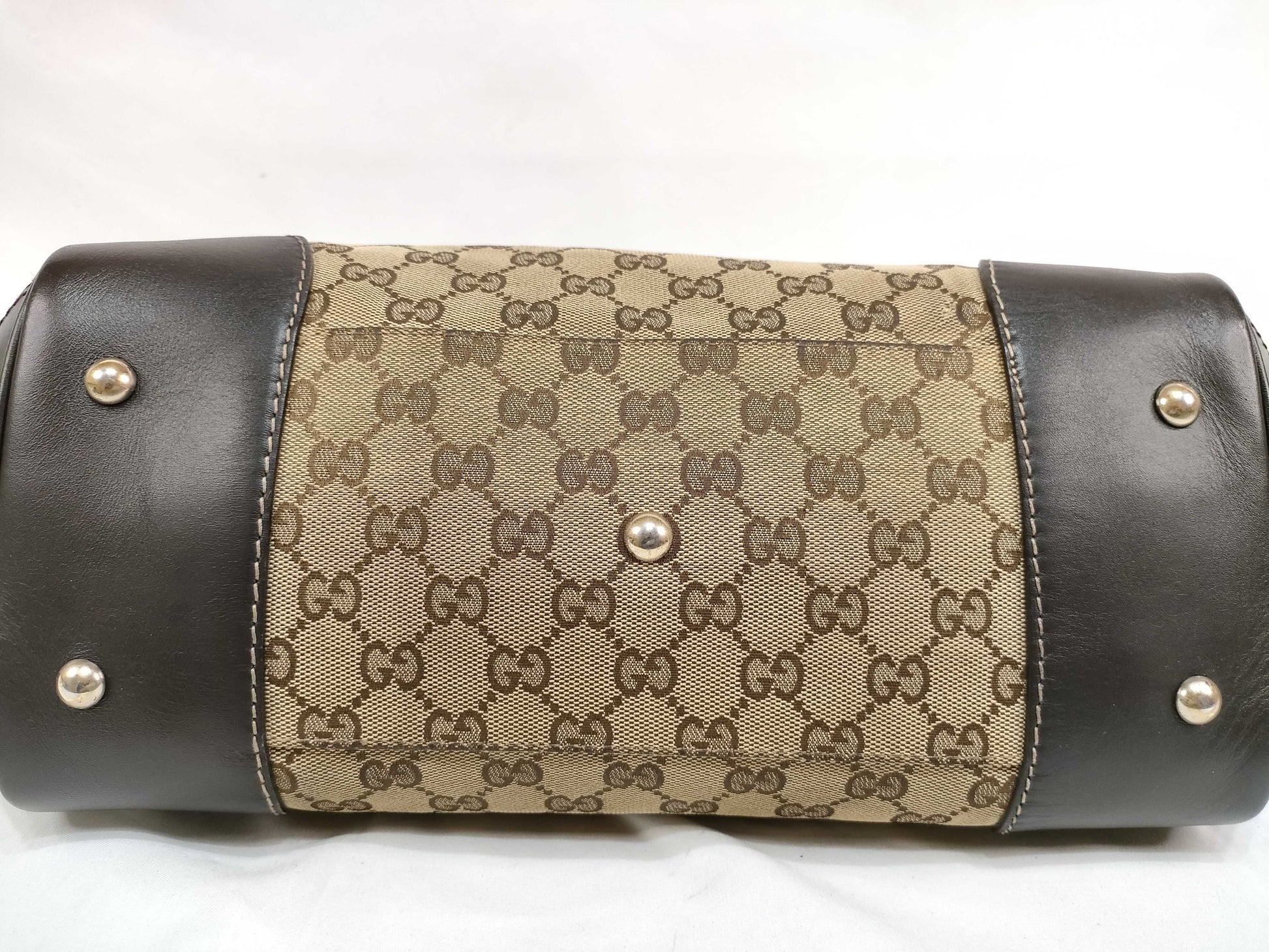 GUCCI GG Canvas Gucci Tote Bag Handbag