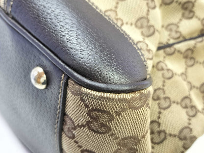 GUCCI GG Canvas Gucci Handbag Tote Bag