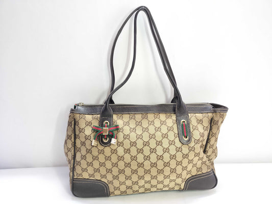 GUCCI GG Canvas Gucci Handbag Tote Bag