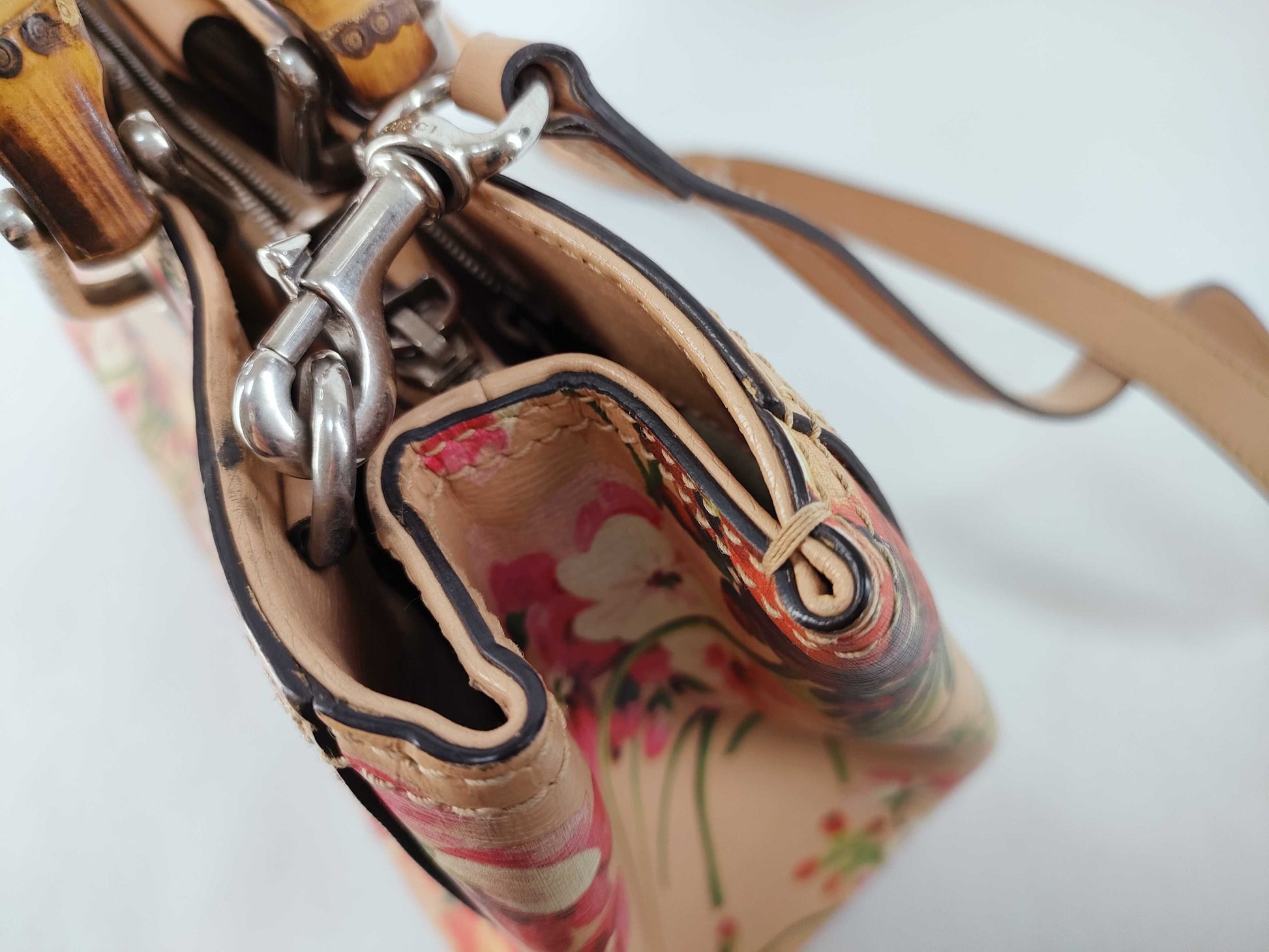 GUCCI Bamboo Gucci Shoulder Bag Handbag