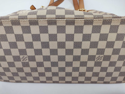LOUIS VUITTON Unconfirmed Damier Azur Louis Vuitton Hand Shoulder Bag Tote Bag