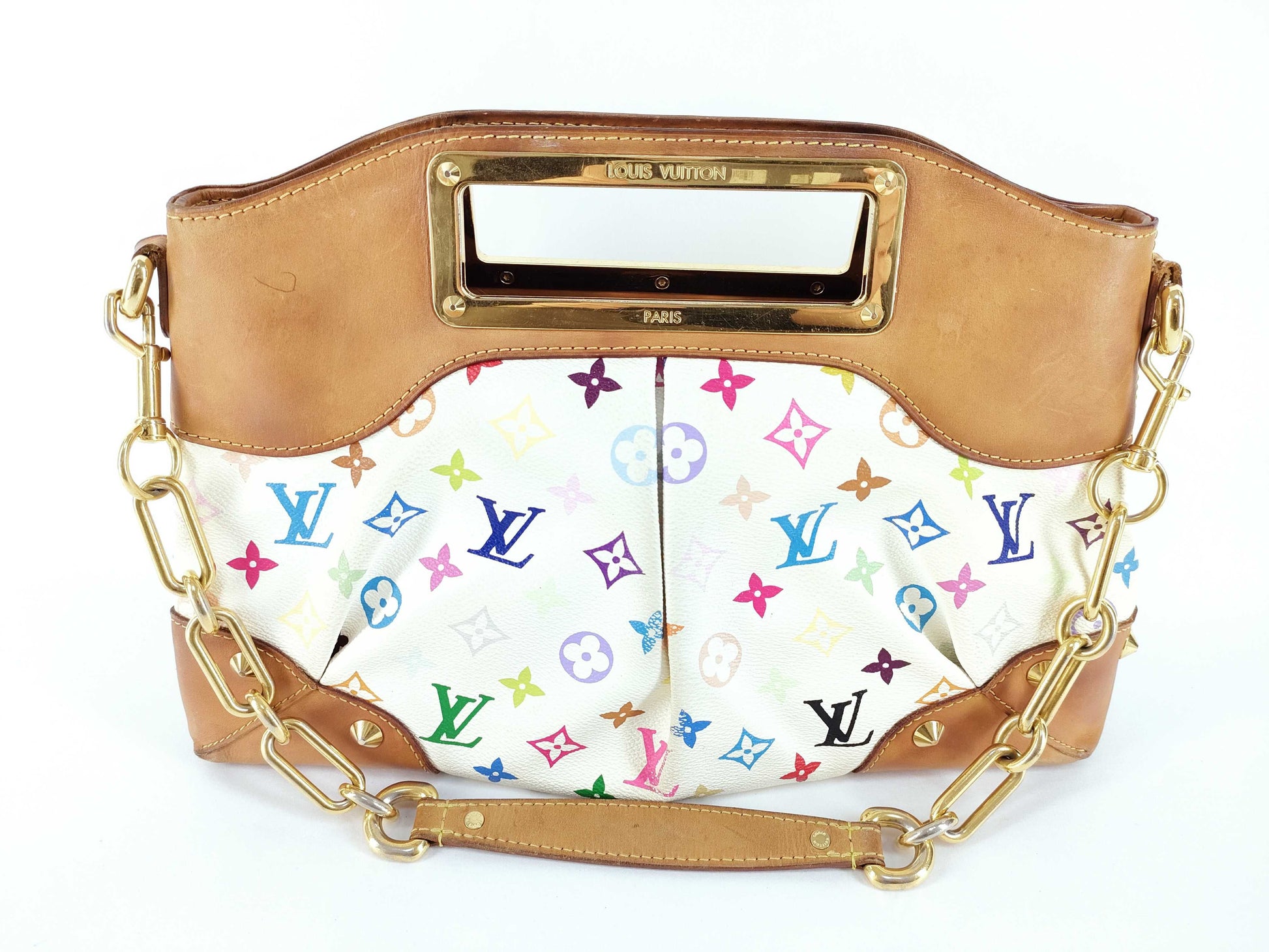 LOUIS VUITTON Monogram Multicolore Handbag with Serial Number
