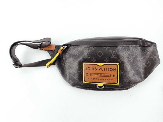 LOUIS VUITTON Monogram Empreinte Louis Vuitton Bum Bag Shoulder Bag with Serial Number