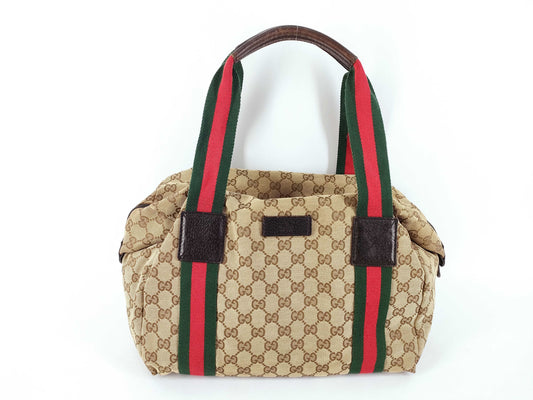 GUCCI GG Supreme Gucci Hand Shoulder Bag Boston Bag