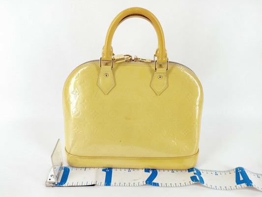 LOUIS VUITTON MB9103 Vernis Louis Vuitton Alma Shoulder Bag Handbag