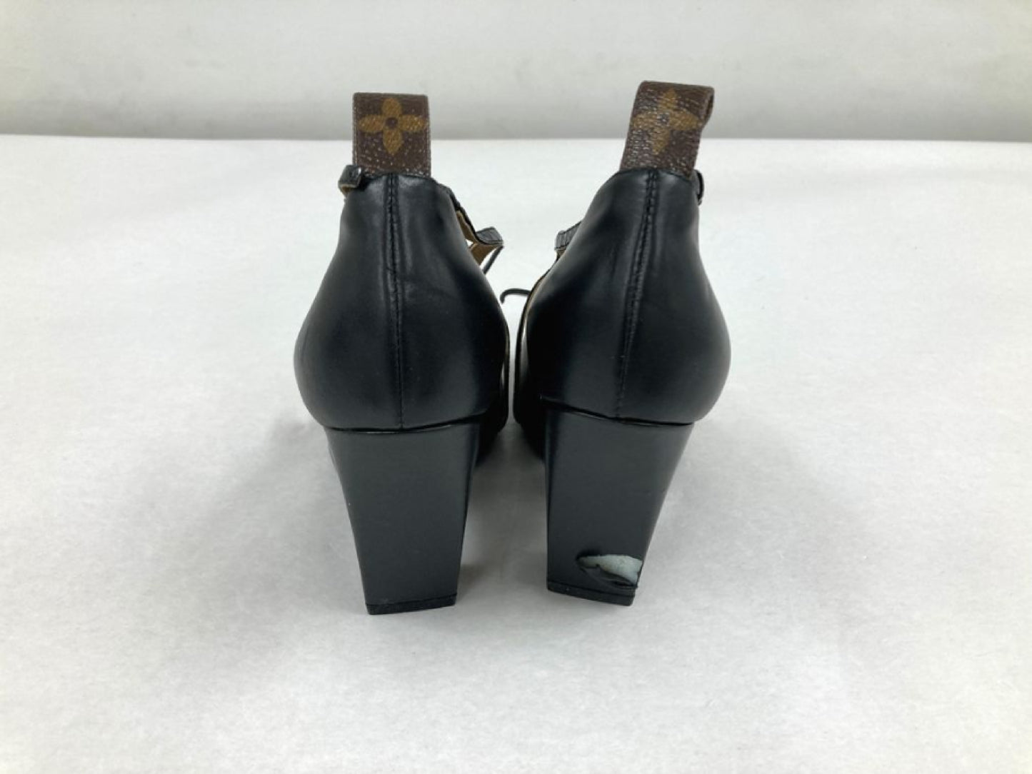 LOUIS VUITTON Pumps #34.5 NL0158 Monogram Pumps
