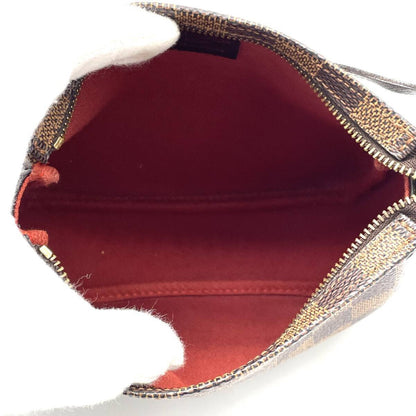 LOUIS VUITTON Damier Truss Makeup Accessory Pouch Handbag