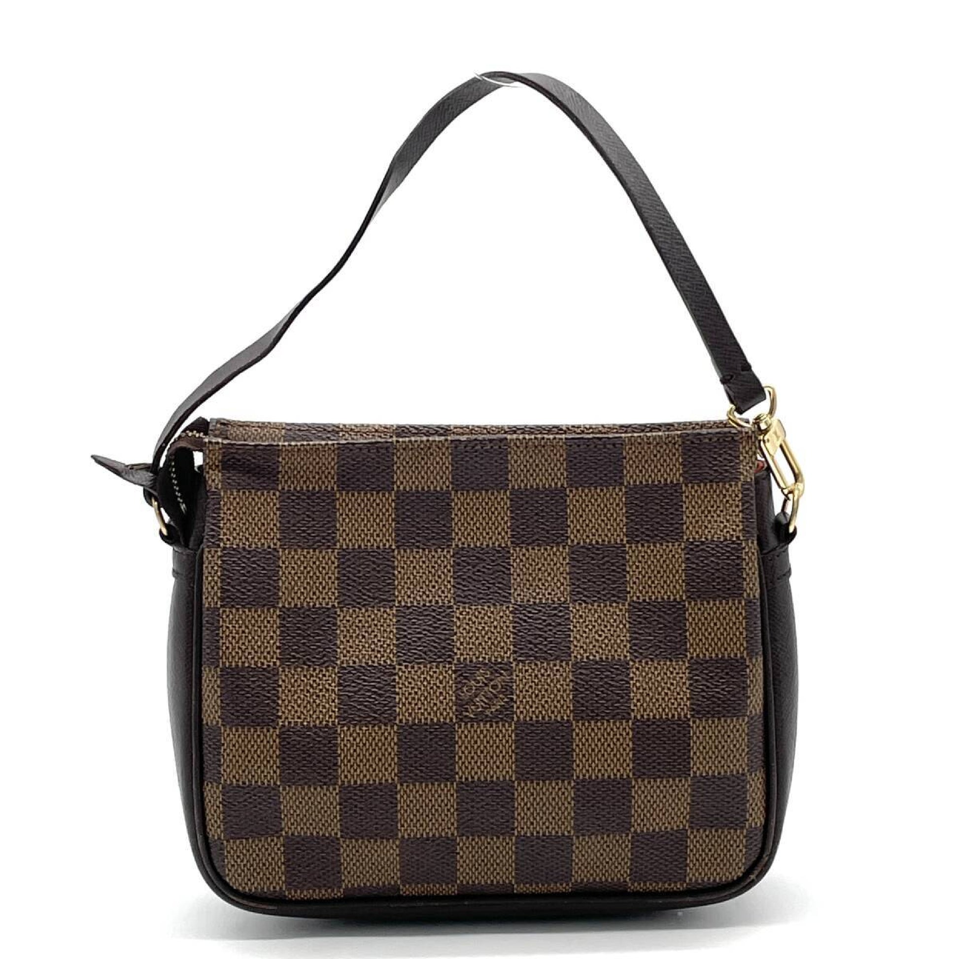 LOUIS VUITTON Damier Truss Makeup Accessory Pouch Handbag