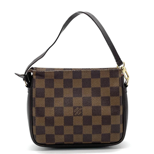 LOUIS VUITTON Damier Truss Makeup Accessory Pouch Handbag
