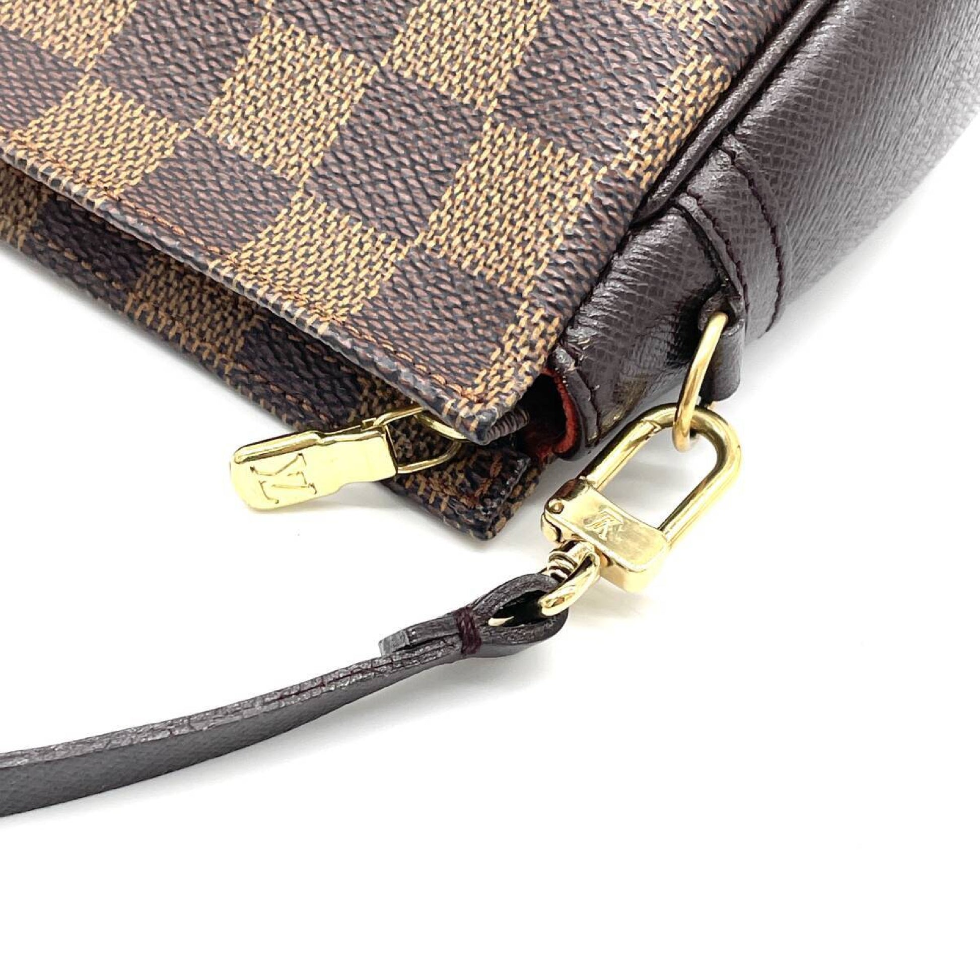 LOUIS VUITTON Damier Truss Makeup Accessory Pouch Handbag