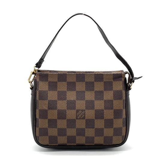 LOUIS VUITTON Damier Truss Makeup Accessory Pouch Handbag