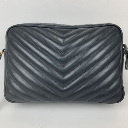 SAINT LAURENT YSL Cassandra Leather Shoulder Bag with Quilted Leather Tassel