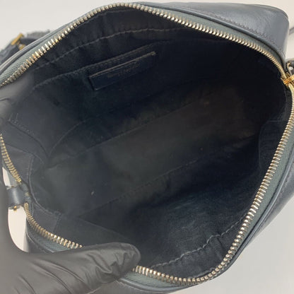 SAINT LAURENT YSL Cassandra Leather Shoulder Bag with Quilted Leather Tassel