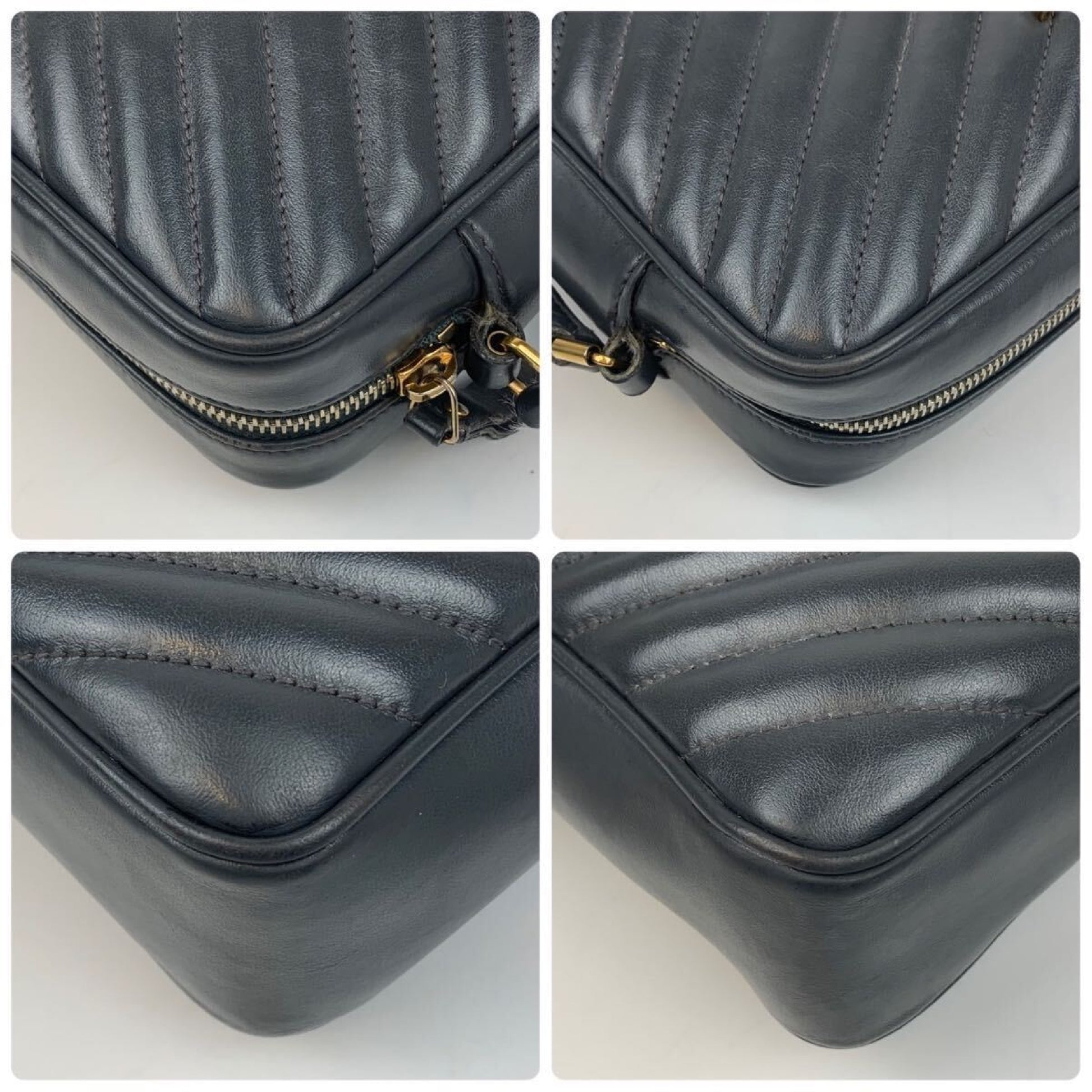SAINT LAURENT YSL Cassandra Leather Shoulder Bag with Quilted Leather Tassel