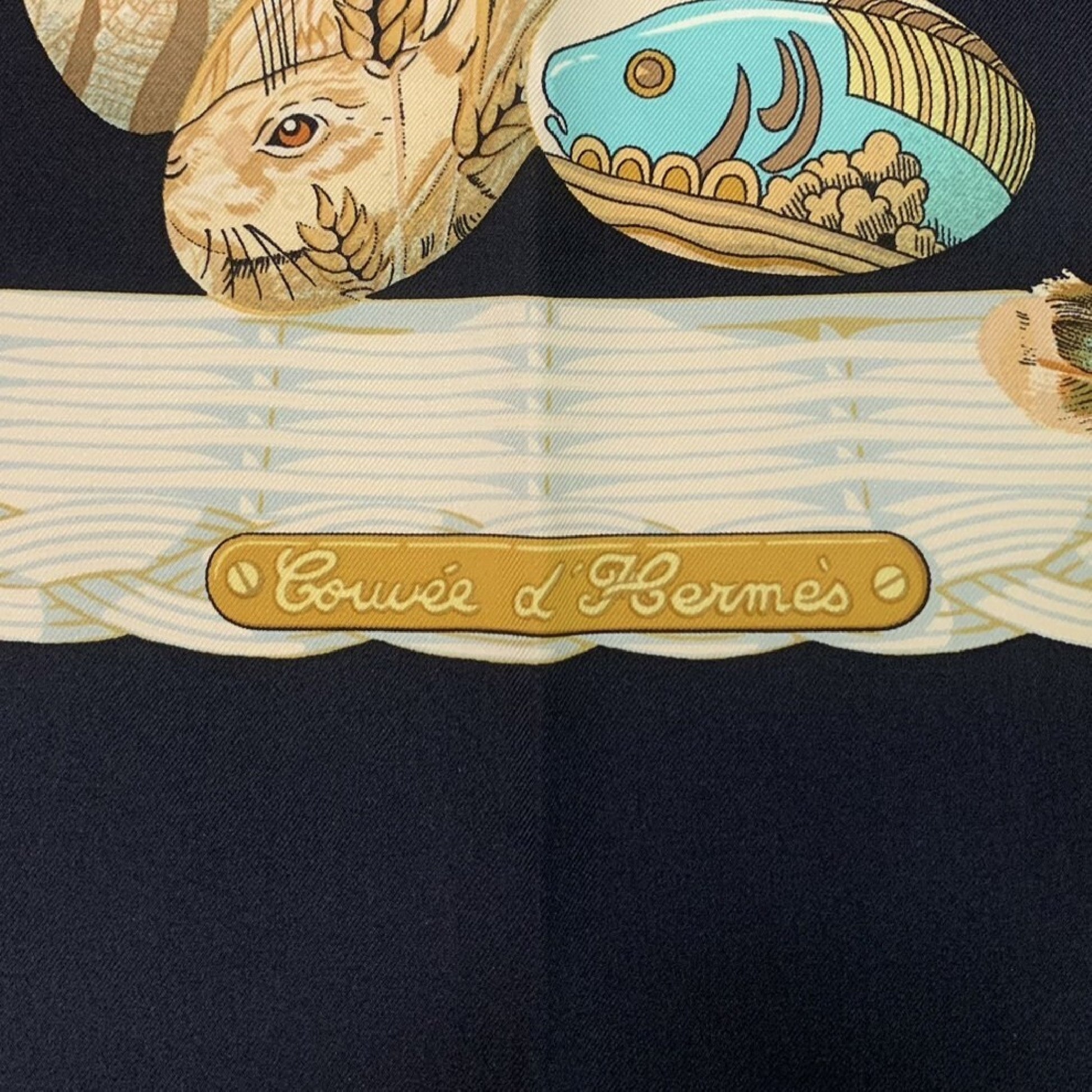 HERMES Hermes Egg Carré 90 Scarf