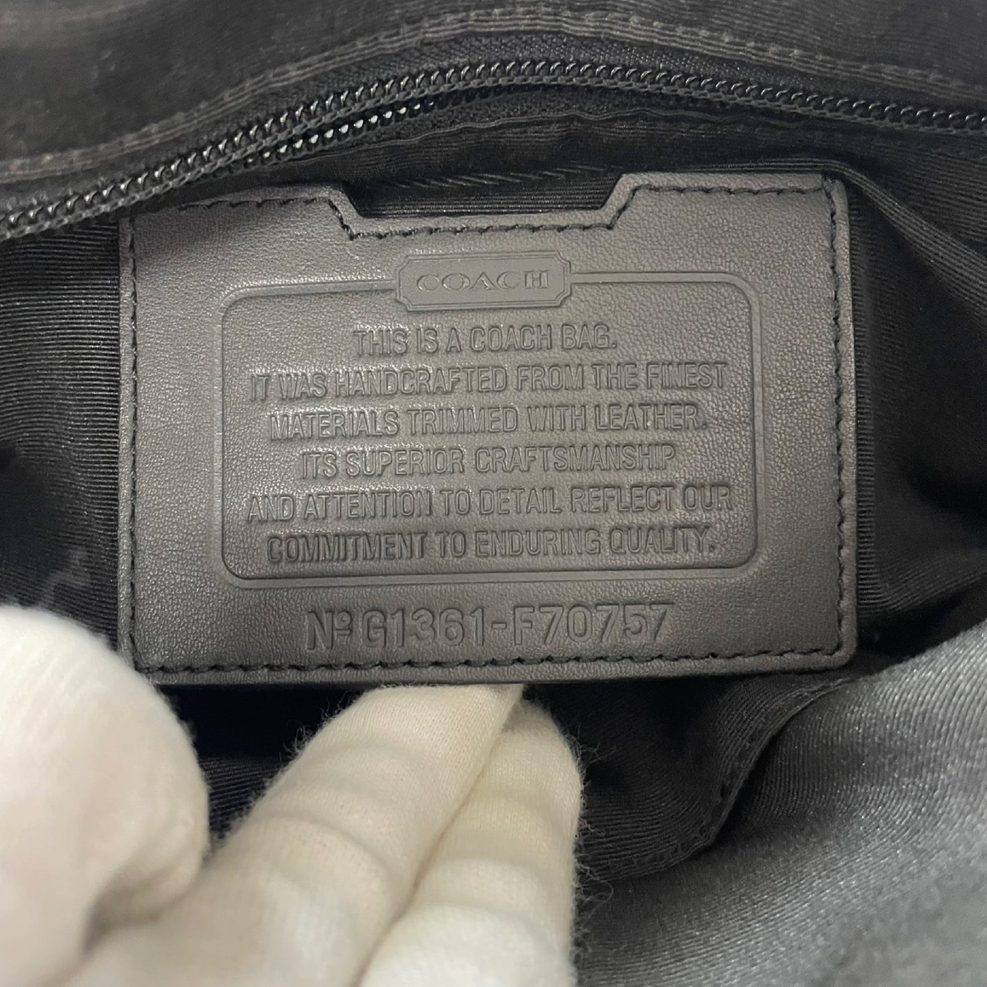 COACH F70757 Shoulder Bag
