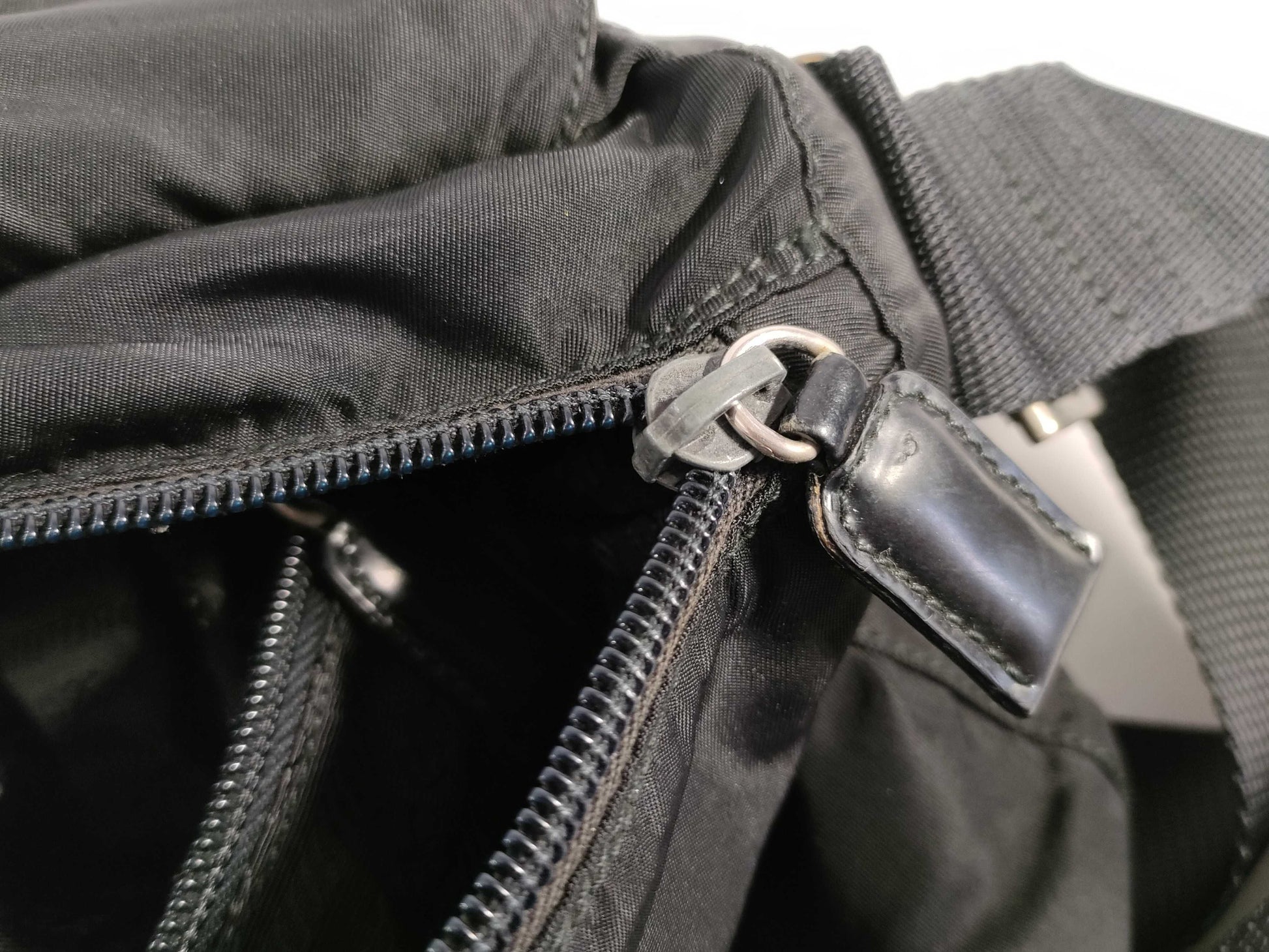 PRADA Nylon Shoulder Bag in Black