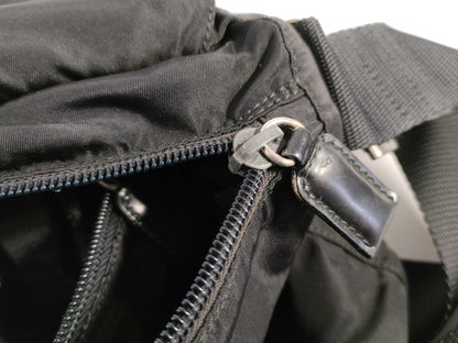 PRADA Nylon Shoulder Bag in Black