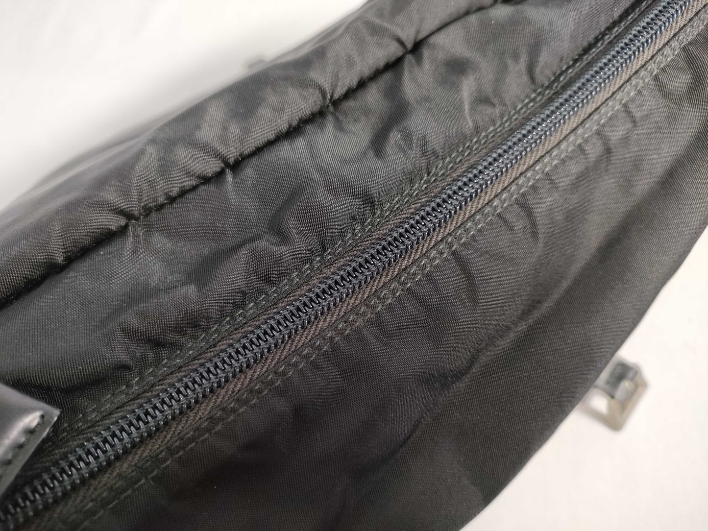 PRADA Nylon Shoulder Bag in Black