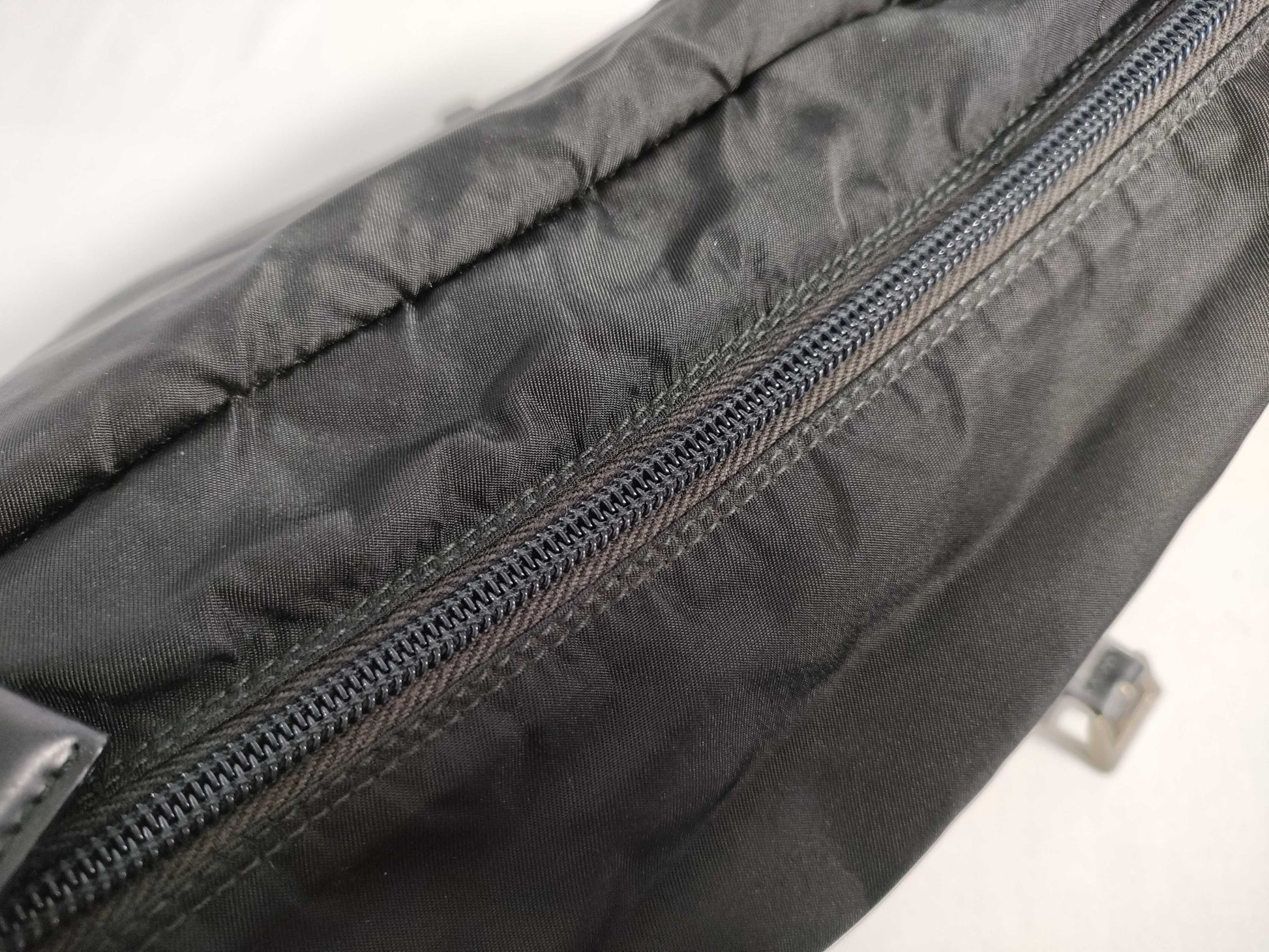 PRADA Nylon Shoulder Bag in Black