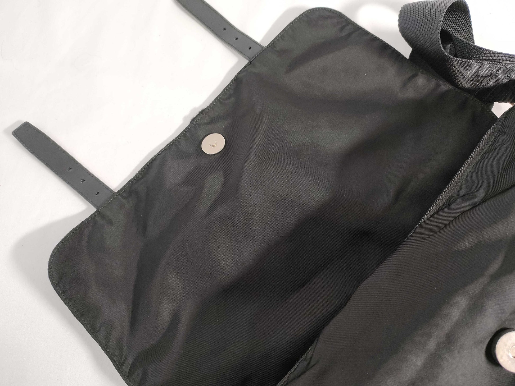 PRADA Nylon Shoulder Bag in Black