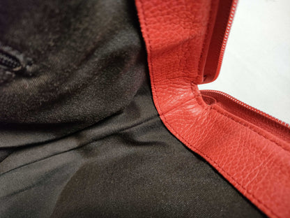 GUCCI GUCCI Gucci Tote Bag Leather Red Tote Bag