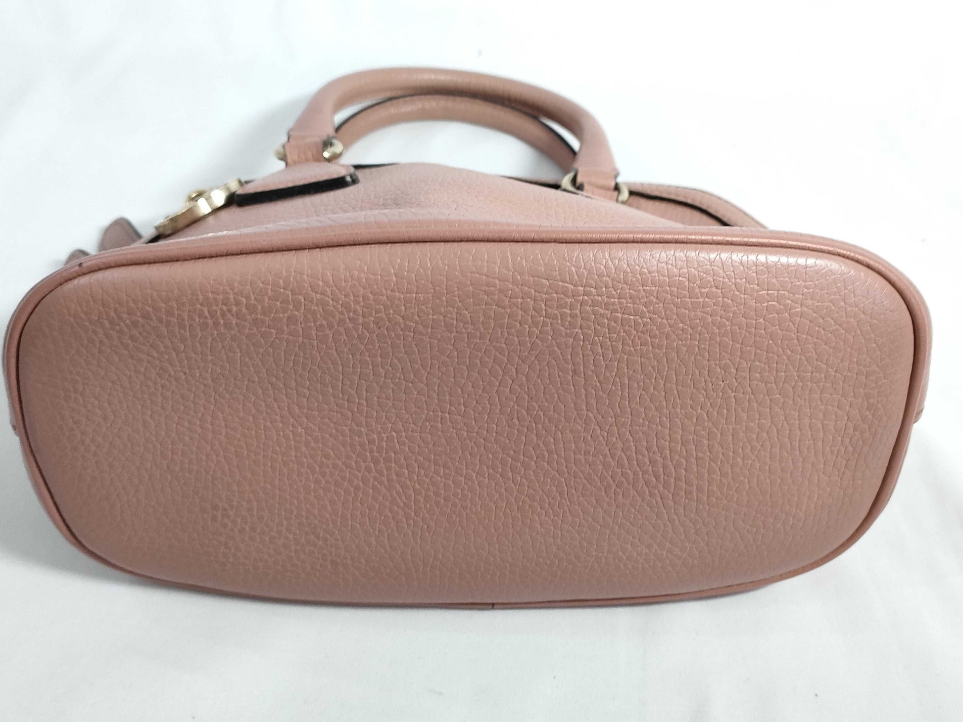 GUCCI GG Charm 2-Way Shoulder Bag/Handbag Leather Women's Pink Light Pink Handbag