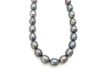 Pearl diameter: approx. 8.1mm-9.3mm, Sterling Silver, 45.3g, Necklace 