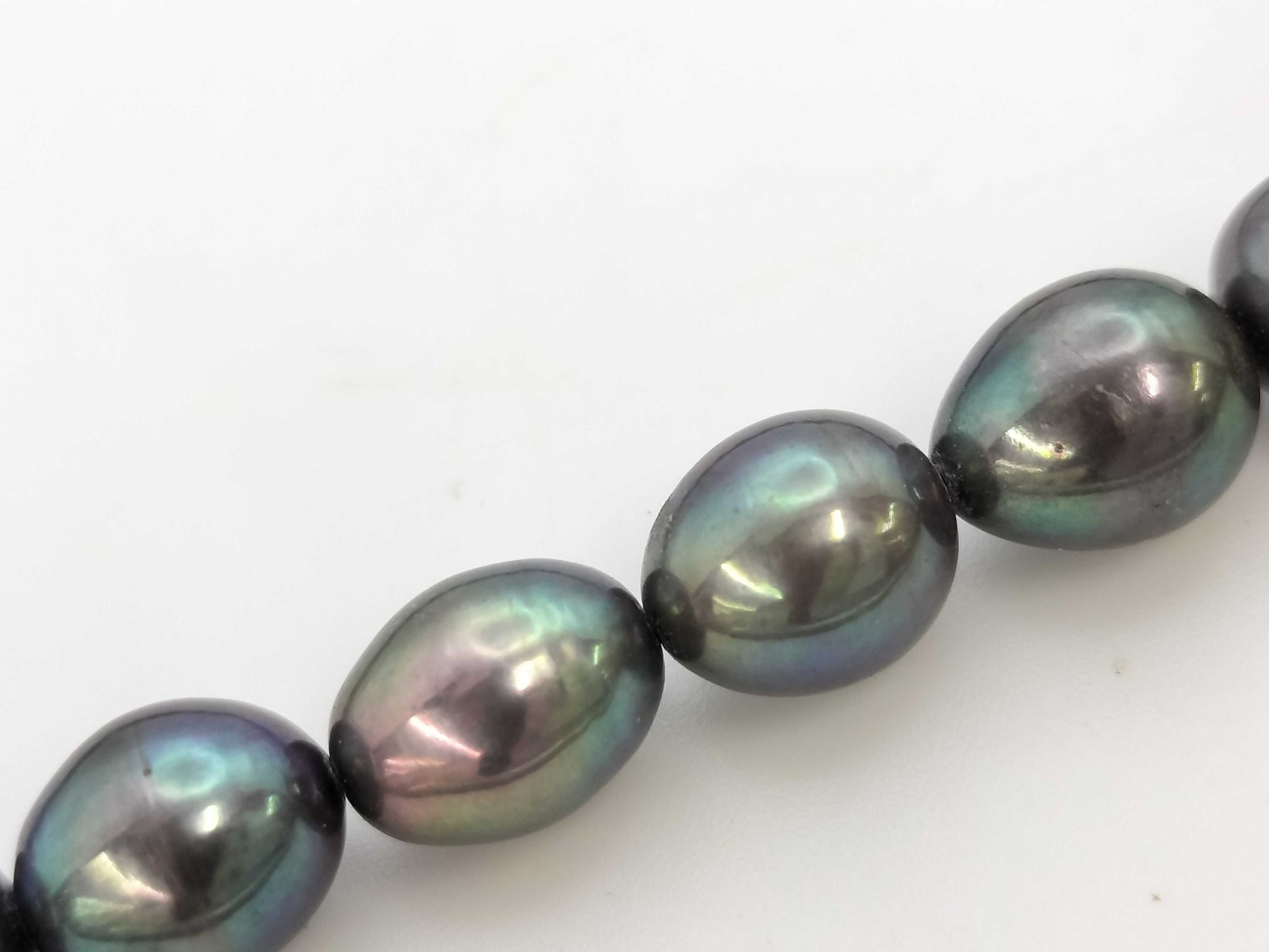 Pearl diameter: approx. 8.1mm-9.3mm, Sterling Silver, 45.3g, Necklace 