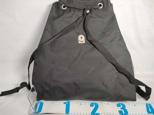 Max Mara Nylon Backpack in Black