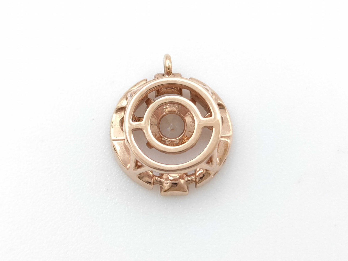 Transparent Stone METAL 0.9g Pendant Top 