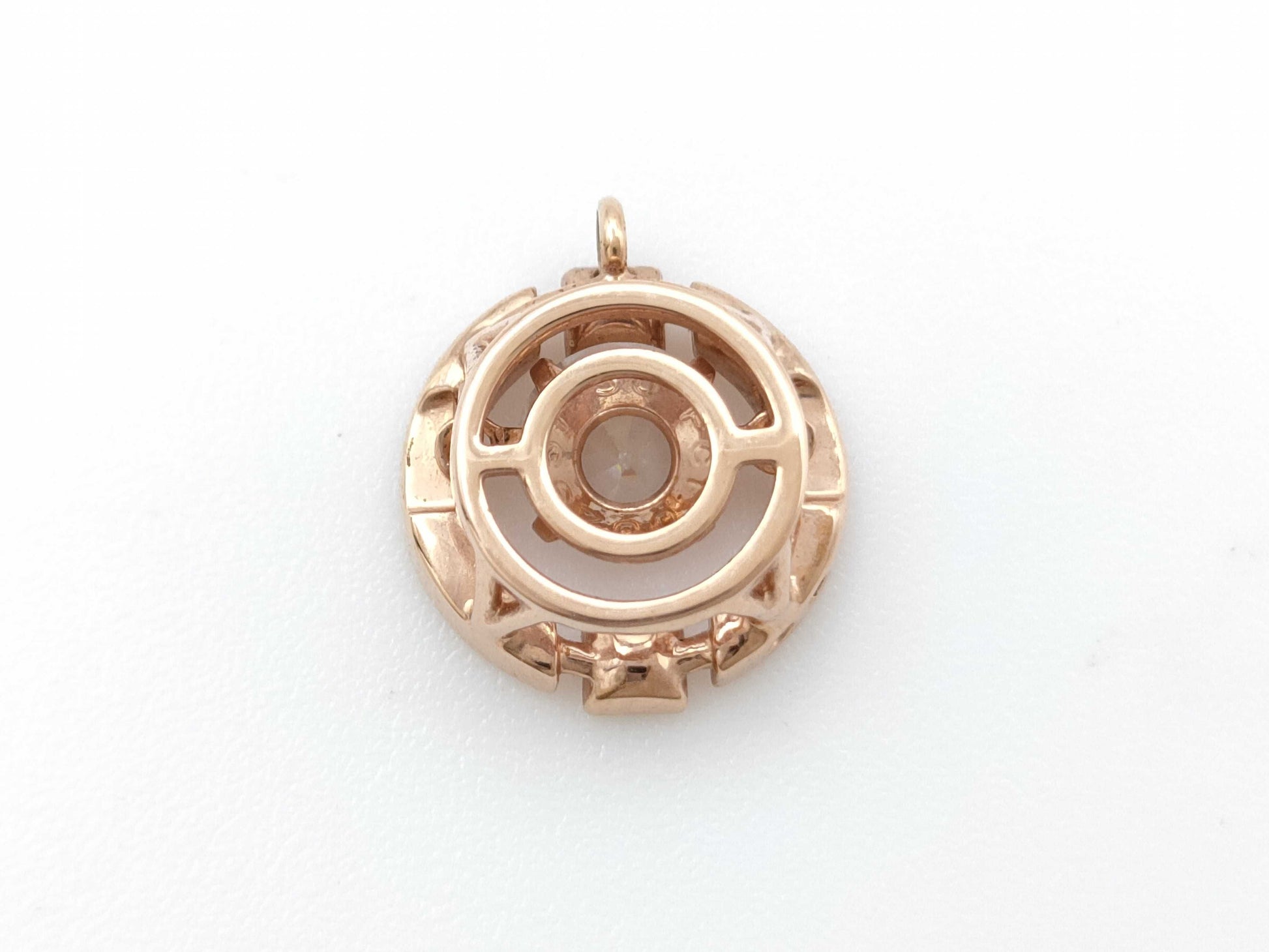 Transparent Stone METAL 0.9g Pendant Top 