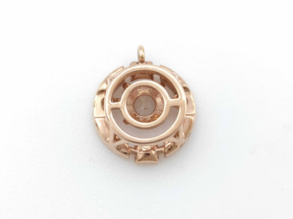 Transparent Stone METAL 0.9g Pendant Top 